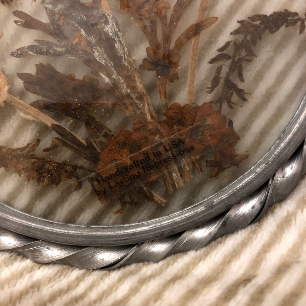 Vintage pressed flowers suncatcher set - Picture 5 of 7
